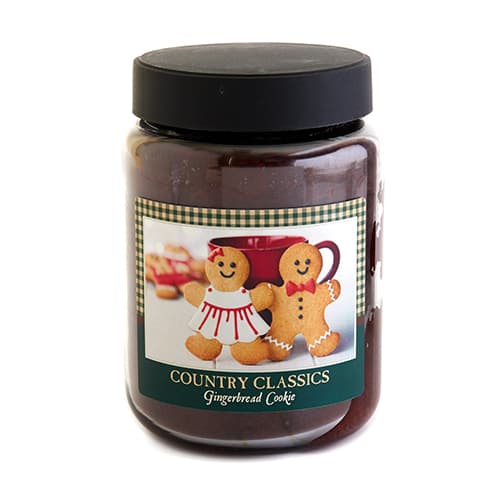 Country Classics Gingerbread Cookie 26oz. Jar Candle - image 