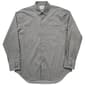 Mens Bill Blass Fitted Dress Shirt - Grey Small Neat Print - image 1