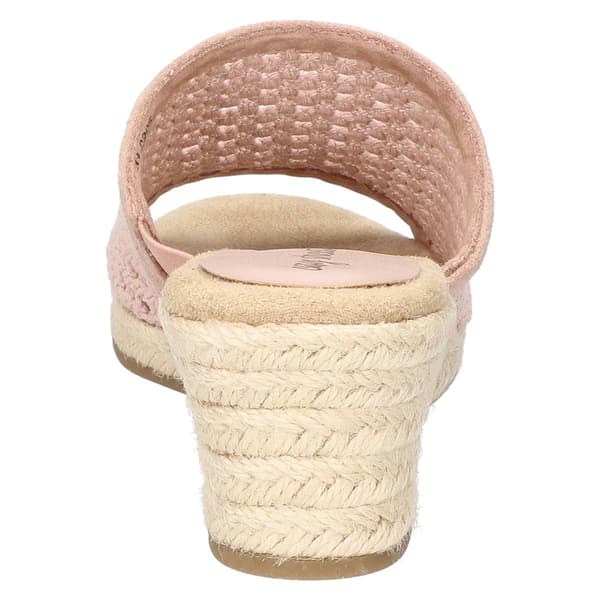 Womens Easy Street Jubilee Espadrille Wedge Slide Sandals