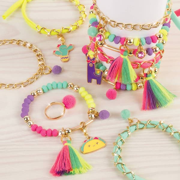 Make It Real™ Neo-Brite Chains & Charms Bracelet Kit