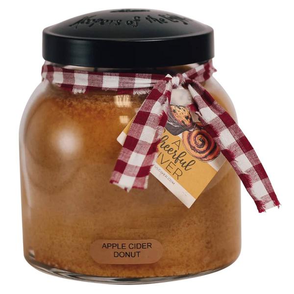 A Cheerful Giver(R) 34oz. Papa Apple Cider Donut Jar Candle