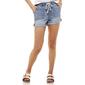 Juniors Madden Girl Elastic Waist Drawstring Denim Shorts - image 2