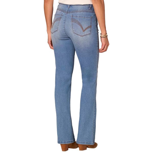 Womens Democracy “Ab”solution® High Rise Embroider Bootcut Jeans