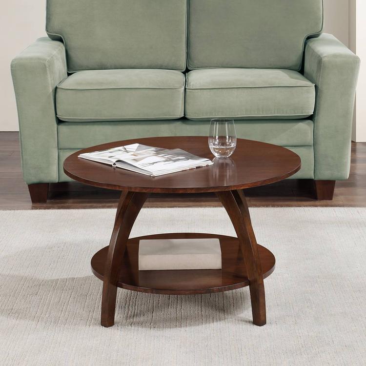 Convenience Concepts Aldrin Coffee Table with Shelf