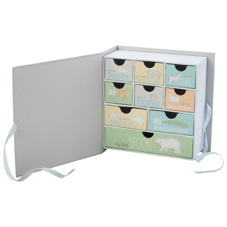 Tri-Coastal Safari Animal Cracker Keepsake Box