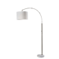 Simplee Adesso Rigley Arc Lamp with White Shade - image 1