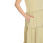 Womens White Mark Scoop Neck Tiered Midi Dress - image 5
