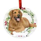 E&S Pets Full Body Golden Retriever Wreath Ornament - image 1
