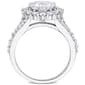 Sterling Silver 3ctw. White Moissanite Heart-Shaped Ring - image 2
