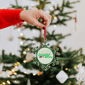 Northlight Snowflake "Junior Mints" Candy Logo Christmas Ornament - image 3