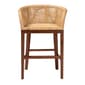 bali & pari Papua Modern Bohemian Acasia Wood Counter Stool - image 2