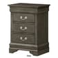 Passion Furniture Louis Philippe 3-Drawer Nightstand - image 11