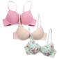 Womens Daisy Fuentes 3pk. Classic T-Shirt Bra DF1109-3PK - image 1