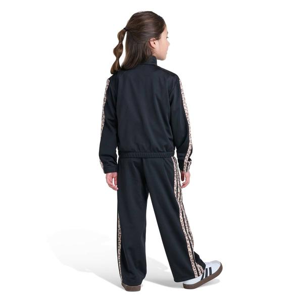 Girls (4-6x) adidas® Leopard 3 Stripe Tricot Jacket & Pants Set
