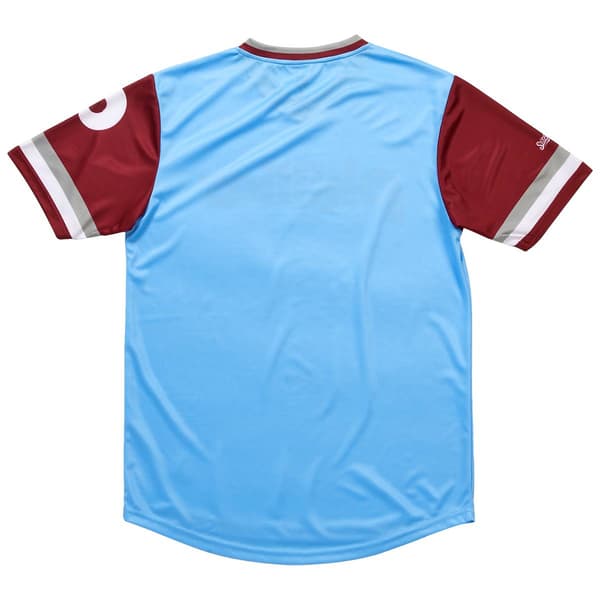 Mens Phillies V-Neck Light Blue Jersey