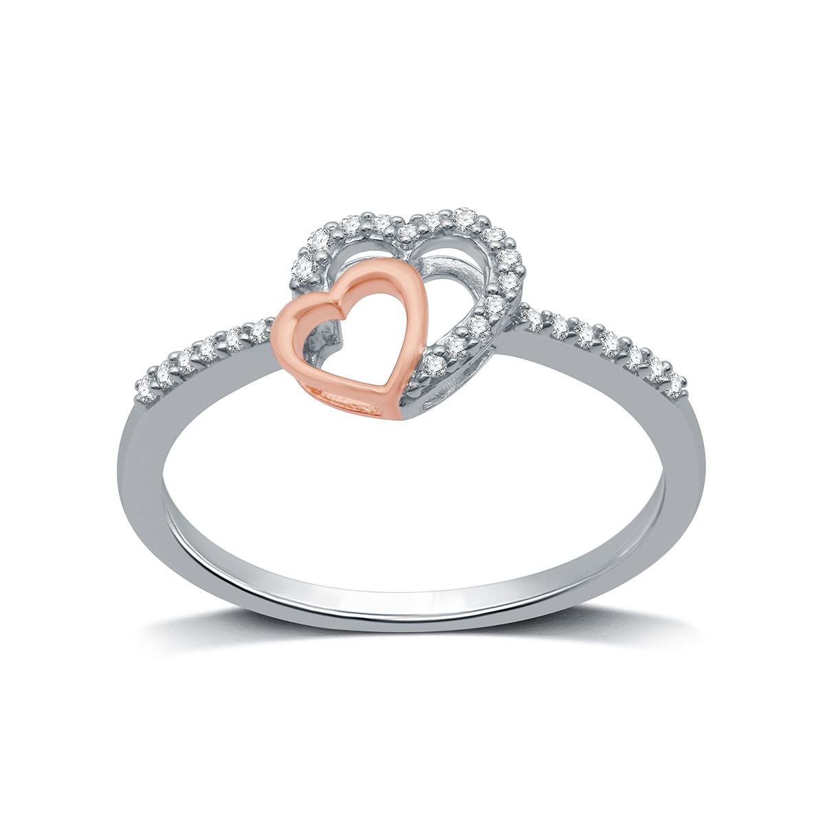 Diamond Classics™ 1/10ctw. Heart Diamond Promise Ring