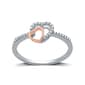 Diamond Classics&#40;tm&#41; 1/10ctw. Heart Diamond Promise Ring - image 1