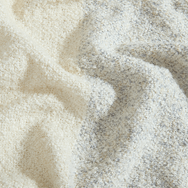 Palm Aire Kiawah Beige/White Woven Throw Blanket