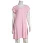 Plus Size Laura Ashley&#40;R&#41; Short Sleeve Poly Rib Hearts Nightshirt - image 1