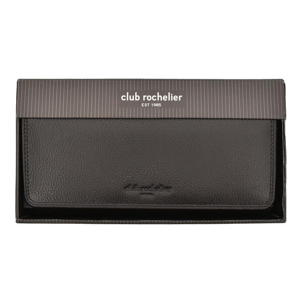 Womens Club Rochelier Leather Chequebook Wallet - image 