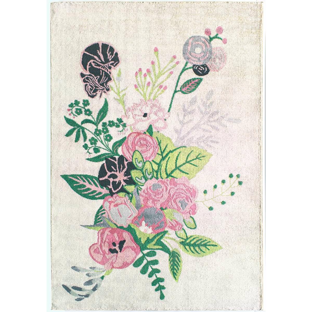 Rugs America™ Valentina Floral Charm Blush Transitional...