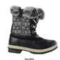 Womens London Fog Milly Mid Calf Duck Boots - Black/Multi - image 2