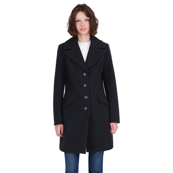 Womens Sage Collective Single Breasted Faux Wool Coat - image 