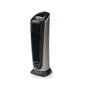 Lasko Ceramic Tower Space Heater with Remote - Black/Silver - image 1