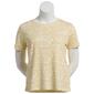 Womens Hasting & Smith Short Sleeve Crew Neck Daisy Tee - image 1