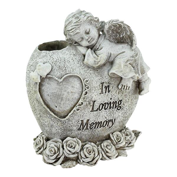 Northlight Seasonal In Loving Memory Bereavement Angel Vase - image 