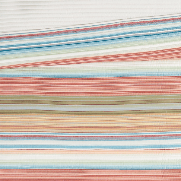 Oceanfront Resort Palm Beach Yarn Dye Stripe 3pc. Quilt Set - image 