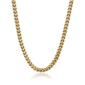 Mens Lynx Gold-Tone Plated Foxtail Chain Necklace & Bracelet Set - image 2