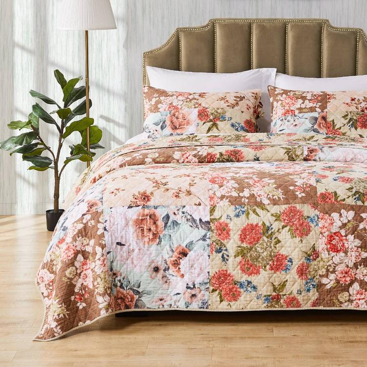 Greenland Home Fashions™ Briar Authentic Patchwork Quilt Set