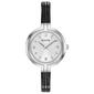 Womens Bulova Rhapsody Diamond Accent Black Leather Watch- 96P211 - image 1