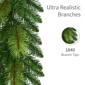 Puleo International 100ft. Artificial Green Spruce Garland - image 4