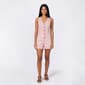 Juniors Love Tree Stretch Denim Button Front Romper - image 3