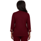 Womens Alfred Dunner Union Square Scroll Embroidered Ribbed Knit - image 2