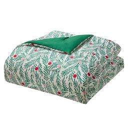 Hallmark Green Branches 4pc. Holiday Comforter Set