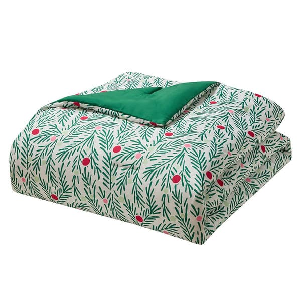 Hallmark Green Branches 4pc. Holiday Comforter Set
