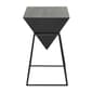 9th & Pike® Black Metal Modern Accent Table - image 3