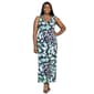Plus Size 24/7 Comfort Apparel Butterfly Razorback Maxi Dress - image 1