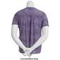 Petite Napa Valley Short Sleeve Pleated Daisy Henley Blouse - image 2