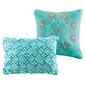 VCNY Home Yara Aqua Medallion Reversible Quilt Set - image 8