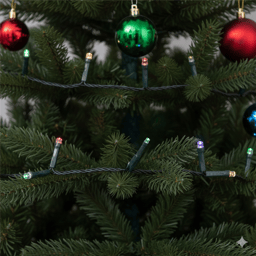 Hofert 16.5ft. Multicolor LED 8-Function Cluster Christmas Lights