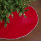 Northlight 48in. Shell Reversible Christmas Tree Skirt - image 1