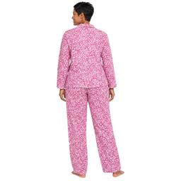 Petite Carole Hochman Floral Long Sleeve Pajama Set