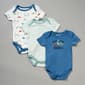 Baby Boy (NB-9M) baby views(R) 3pk. Roar Some Bodysuits - image 1