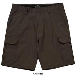 Mens Mountain Ridge Flex Waist Cargo Shorts