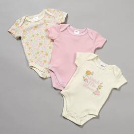 Baby Girl &#40;3-9M&#41; Little Beginnings&#40;R&#41; 3pc. Floral Bloom Bodysuits