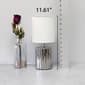 Simple Designs 11.6in. Contemporary Metallic Capsule Table Lamp - image 4